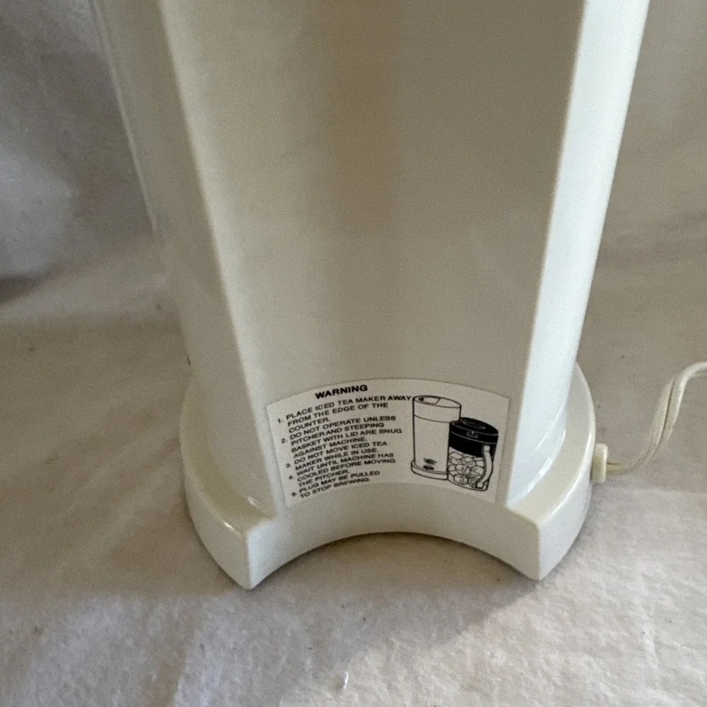 Mr. Coffee Iced Tea 2 Qt. Tea maker main unit only‎ Yellow TM1 Tested, Works
